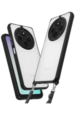 Newface Xiaomi Redmi 14C Kılıf Penta Silikon Kılıf - Siyah