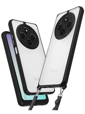 Newface Xiaomi Redmi 14C Kılıf Penta Silikon Kılıf - Siyah