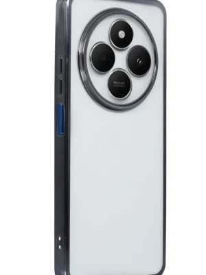 Newface Xiaomi Redmi 14C Kılıf Razer Lensli Silikon - Siyah