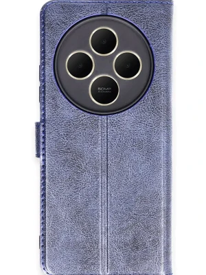 Newface Xiaomi Redmi 14C Kılıf Trend S Plus Kapaklı Kılıf - Lacivert