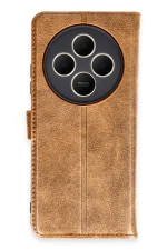 Newface Xiaomi Redmi 14C Kılıf Trend S Plus Kapaklı Kılıf - Taba