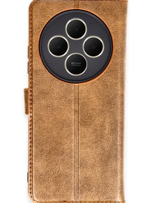 Newface Xiaomi Redmi 14C Kılıf Trend S Plus Kapaklı Kılıf - Taba