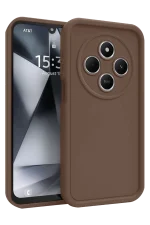 Newface Xiaomi Redmi 14C Kılıf Viera Silikon - Kahverengi