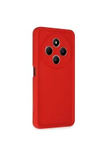 Newface Xiaomi Redmi 14C Kılıf Viera Silikon - Kırmızı - Görsel 2