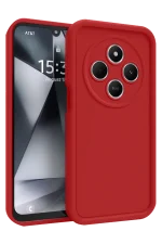 Newface Xiaomi Redmi 14C Kılıf Viera Silikon - Kırmızı