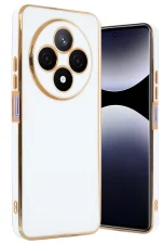 Newface Xiaomi Redmi 14C Kılıf Volet Silikon - Beyaz