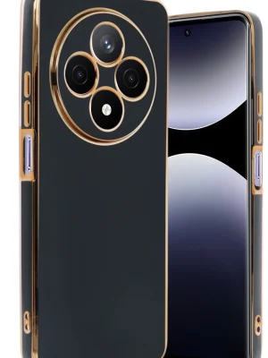 Newface Xiaomi Redmi 14C Kılıf Volet Silikon - Siyah