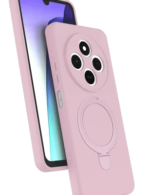 Newface Xiaomi Redmi 14C Regal Magsafe Standlı Kapak - Açık Pembe