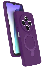 Newface Xiaomi Redmi 14C Regal Magsafe Standlı Kapak - Derin Mor