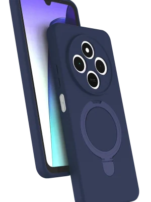 Newface Xiaomi Redmi 14C Regal Magsafe Standlı Kapak - Lacivert