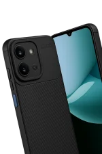 Newface Xiaomi Redmi 15C 4G Auto Focus Karbon Kapak - Siyah - Görsel 3