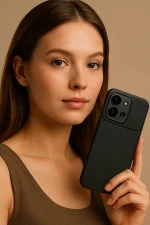 Newface Xiaomi Redmi 15C 4G Auto Focus Karbon Kapak - Siyah - Görsel 4