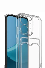 Newface Xiaomi Redmi 15C 4G Kılıf Kart Şeffaf Silikon - Şeffaf - Görsel 2