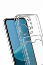 Newface Xiaomi Redmi 15C 4G Kılıf Kart Şeffaf Silikon - Şeffaf - Görsel 3