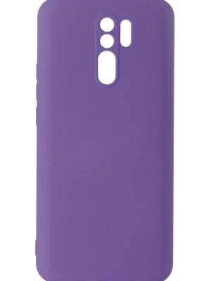 Newface Xiaomi Redmi 9 Kılıf Nano içi Kadife Silikon - Mor