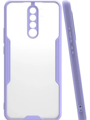 Newface Xiaomi Redmi 9 Kılıf Platin Silikon - Lila