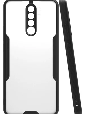 Newface Xiaomi Redmi 9 Kılıf Platin Silikon - Siyah