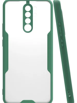 Newface Xiaomi Redmi 9 Kılıf Platin Silikon - Yeşil