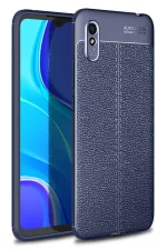 Newface Xiaomi Redmi 9A Kılıf Auto Focus Kapak - Lacivert