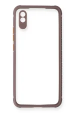 Newface Xiaomi Redmi 9A Kılıf Miami Şeffaf Silikon - Açık Mor - Görsel 2