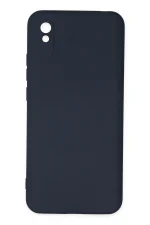 Newface Xiaomi Redmi 9A Kılıf Nano içi Kadife Silikon - Lacivert