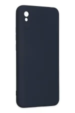 Newface Xiaomi Redmi 9A Kılıf Nano içi Kadife Silikon - Lacivert - Görsel 3