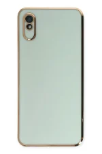 Newface Xiaomi Redmi 9A Kılıf Volet Silikon - Açık Yeşil