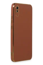 Newface Xiaomi Redmi 9A Kılıf Volet Silikon - Kırmızı - Görsel 2