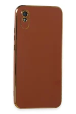 Newface Xiaomi Redmi 9A Kılıf Volet Silikon - Kırmızı