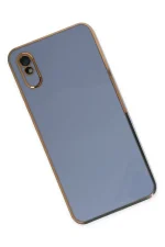 Newface Xiaomi Redmi 9A Kılıf Volet Silikon - Mavi - Görsel 2