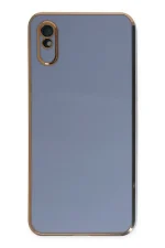 Newface Xiaomi Redmi 9A Kılıf Volet Silikon - Mavi