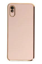 Newface Xiaomi Redmi 9A Kılıf Volet Silikon - Pembe
