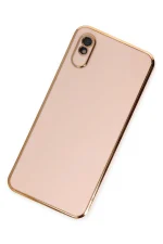 Newface Xiaomi Redmi 9A Kılıf Volet Silikon - Pembe - Görsel 3