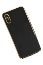 Newface Xiaomi Redmi 9A Kılıf Volet Silikon - Siyah - Görsel 2