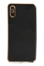 Newface Xiaomi Redmi 9A Kılıf Volet Silikon - Siyah