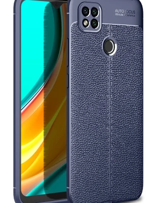 Newface Xiaomi Redmi 9C Kılıf Auto Focus Kapak - Lacivert