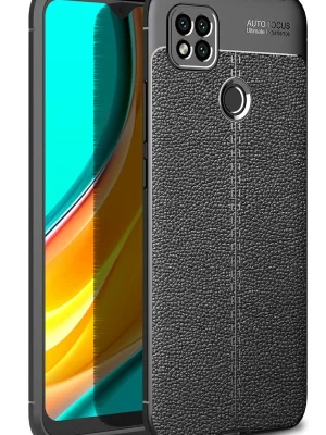 Newface Xiaomi Redmi 9C Kılıf Auto Focus Kapak - Siyah