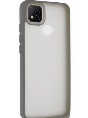 Newface Xiaomi Redmi 9C Kılıf Elegant Kapak - Titan Gri