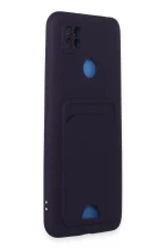 Newface Xiaomi Redmi 9C Kılıf Kelvin Kartvizitli Silikon - Derin Mor - Görsel 2