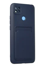 Newface Xiaomi Redmi 9C Kılıf Kelvin Kartvizitli Silikon - Lacivert - Görsel 2