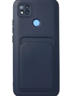 Newface Xiaomi Redmi 9C Kılıf Kelvin Kartvizitli Silikon - Lacivert