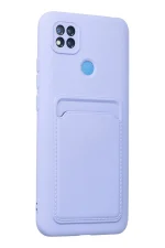 Newface Xiaomi Redmi 9C Kılıf Kelvin Kartvizitli Silikon - Lila - Görsel 2