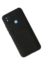 Newface Xiaomi Redmi 9C Kılıf Kelvin Kartvizitli Silikon - Siyah - Görsel 3