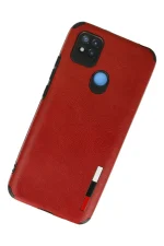 Newface Xiaomi Redmi 9C Kılıf Loop Deri Silikon - Kırmızı - Görsel 2