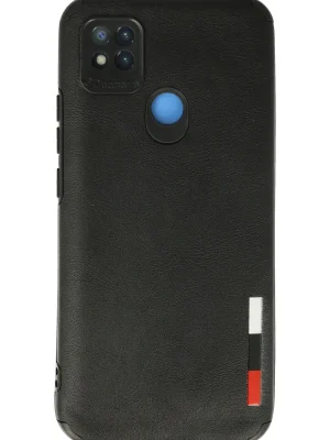 Newface Xiaomi Redmi 9C Kılıf Loop Deri Silikon - Siyah