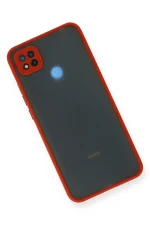 Newface Xiaomi Redmi 9C Kılıf Montreal Silikon Kapak - Kırmızı - Görsel 3
