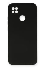 Newface Xiaomi Redmi 9C Kılıf Nano içi Kadife  Silikon - Siyah