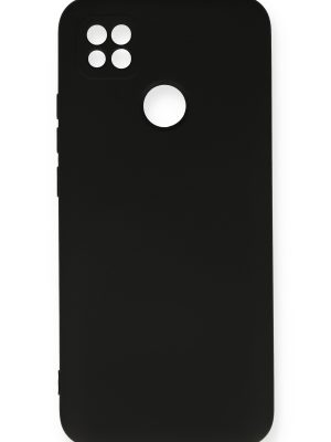 Newface Xiaomi Redmi 9C Kılıf Nano içi Kadife  Silikon - Siyah