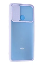 Newface Xiaomi Redmi 9C Kılıf Palm Buzlu Kamera Sürgülü Silikon - Lila - Görsel 3
