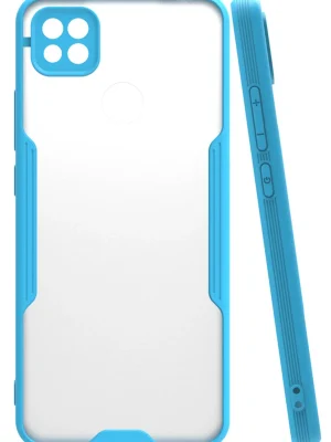 Newface Xiaomi Redmi 9C Kılıf Platin Silikon - Mavi